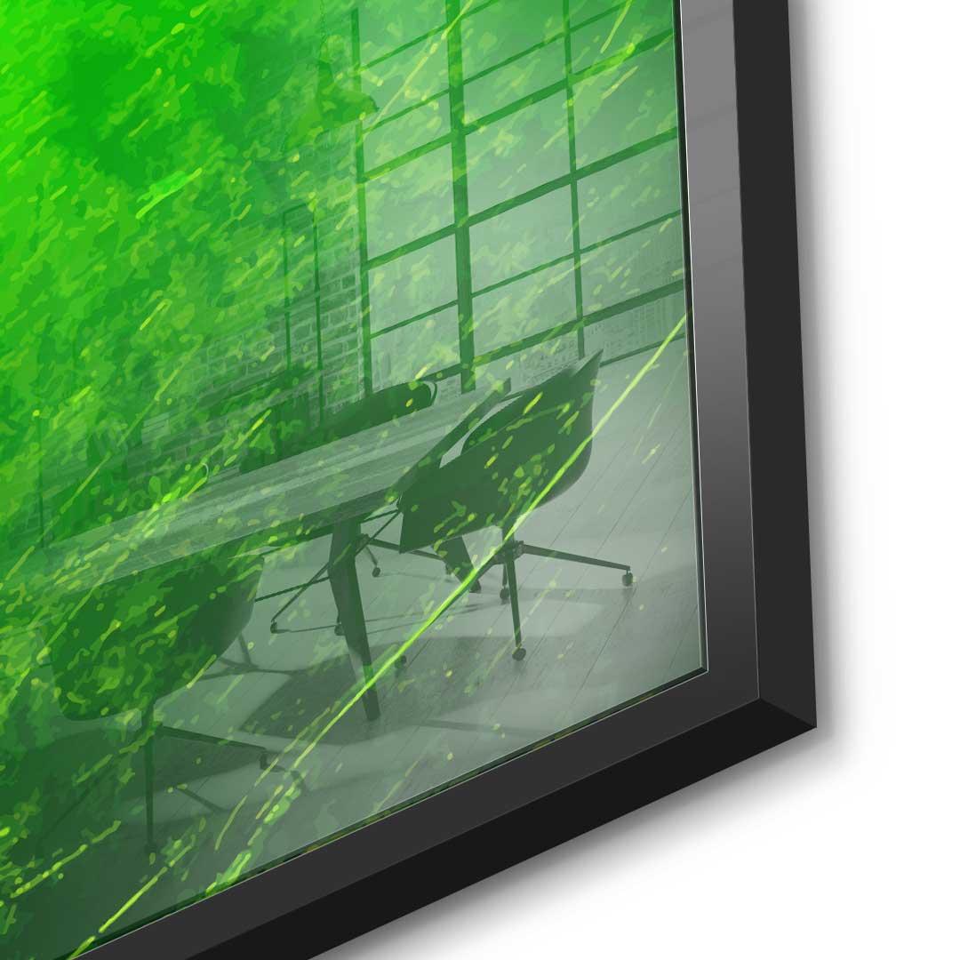 Green power - acrylic glass