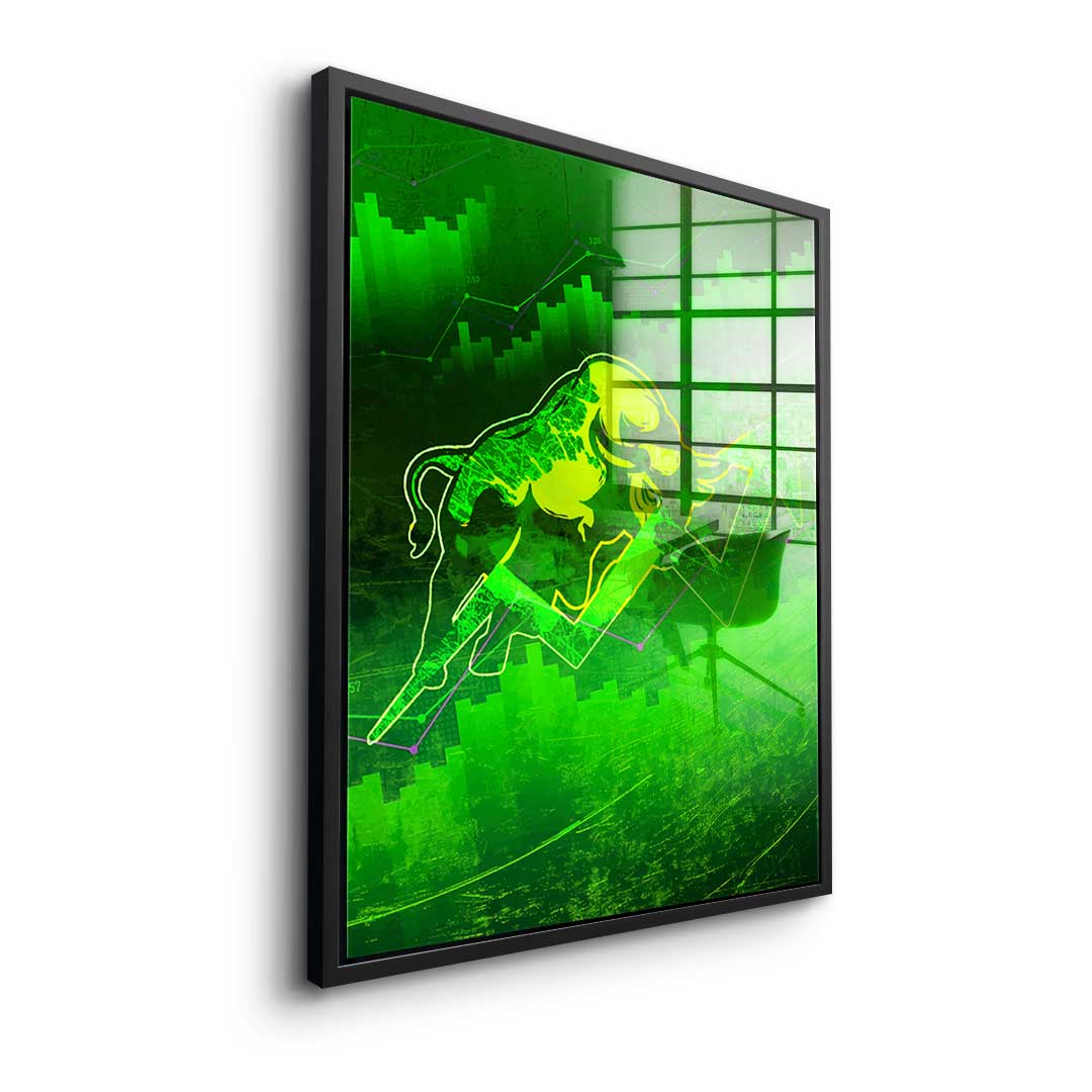Green power - acrylic glass