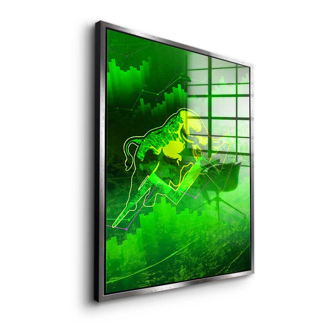 Green power - acrylic glass