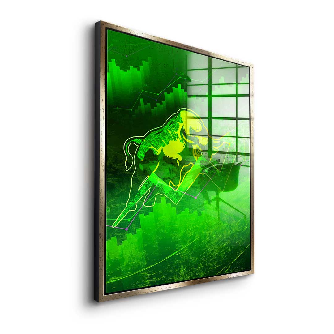 Green power - acrylic glass