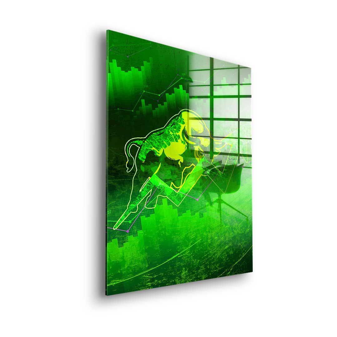 Green power - acrylic glass