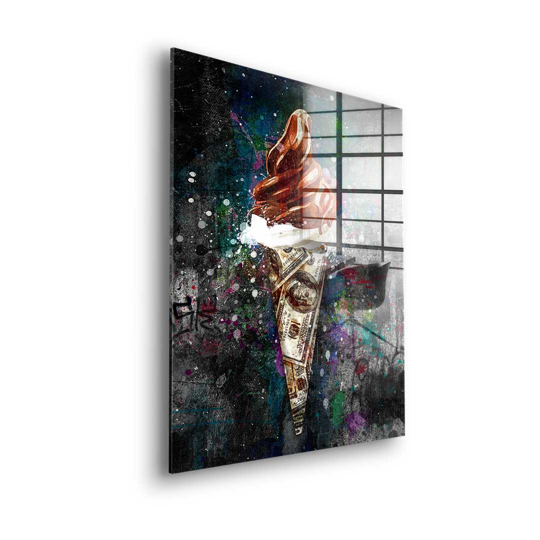 ICE CREAM X MONEY - Acrylglas