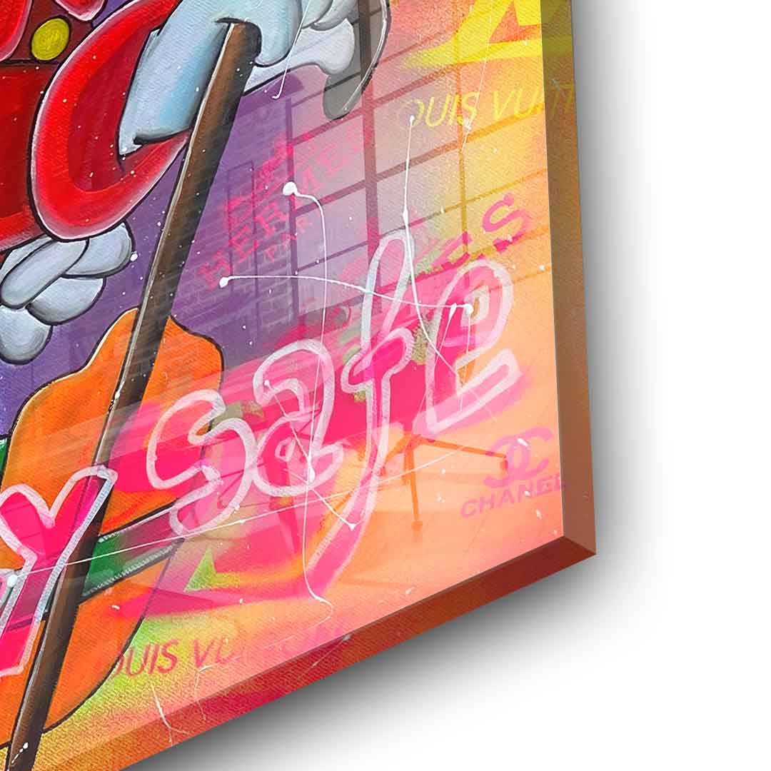 Keep your money safe - acrylic glass