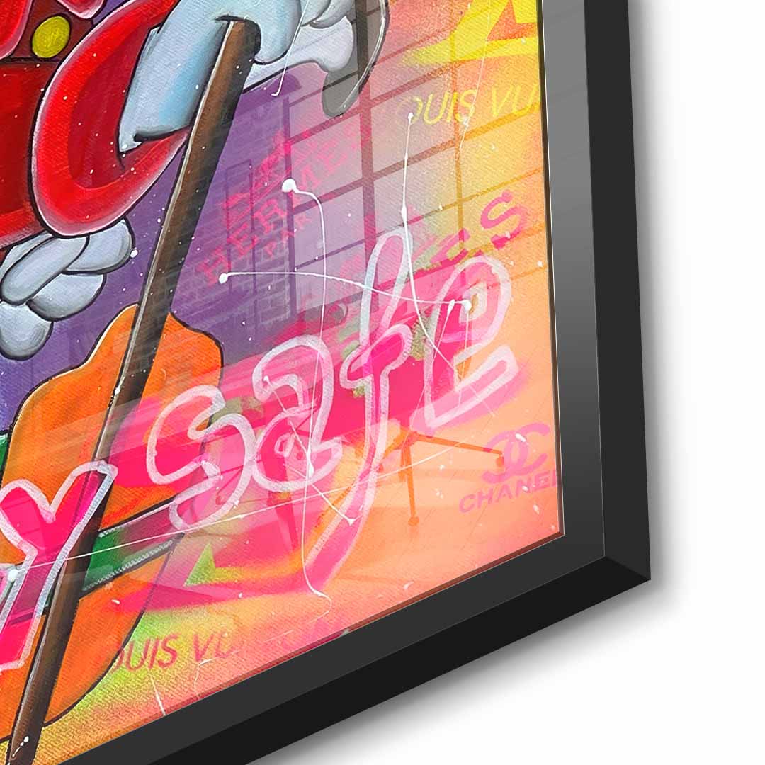 Keep your money safe - acrylic glass