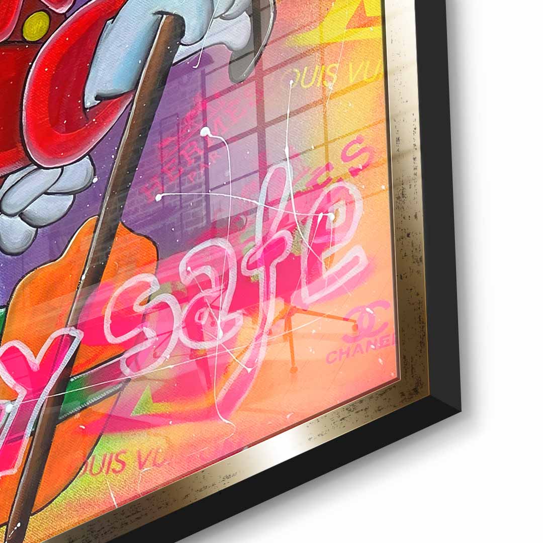 Keep your money safe - acrylic glass