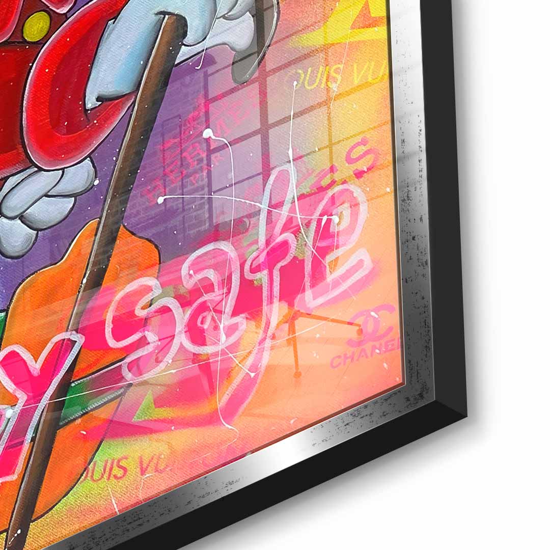 Keep your money safe - acrylic glass