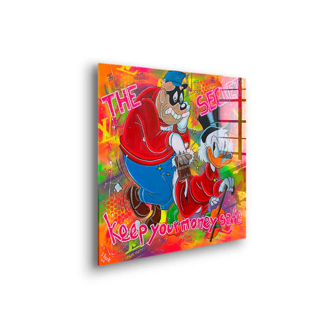 Keep your money safe - acrylic glass