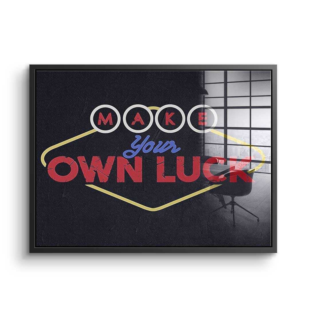 Make your own luck - acrylic glass