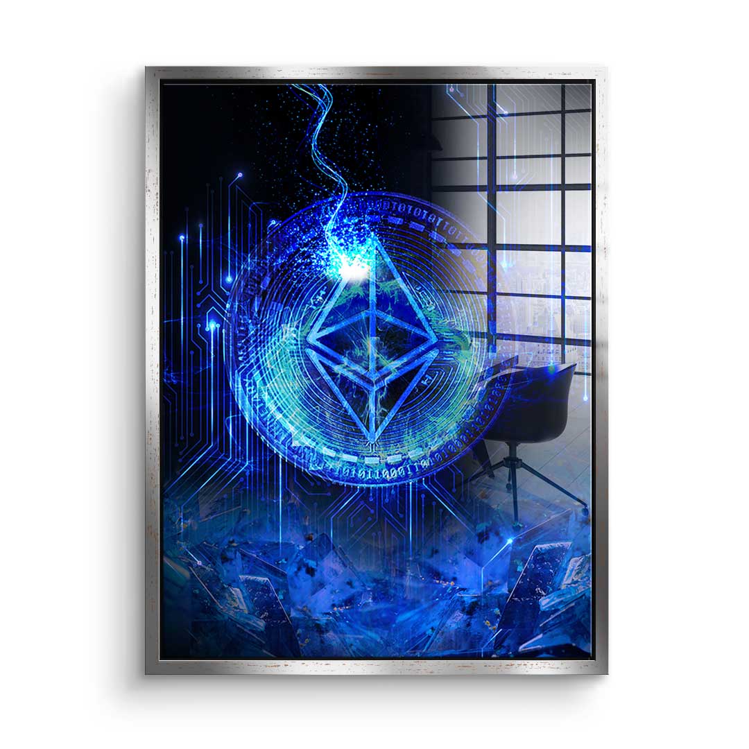 Matrix Ethereum - Acrylglas