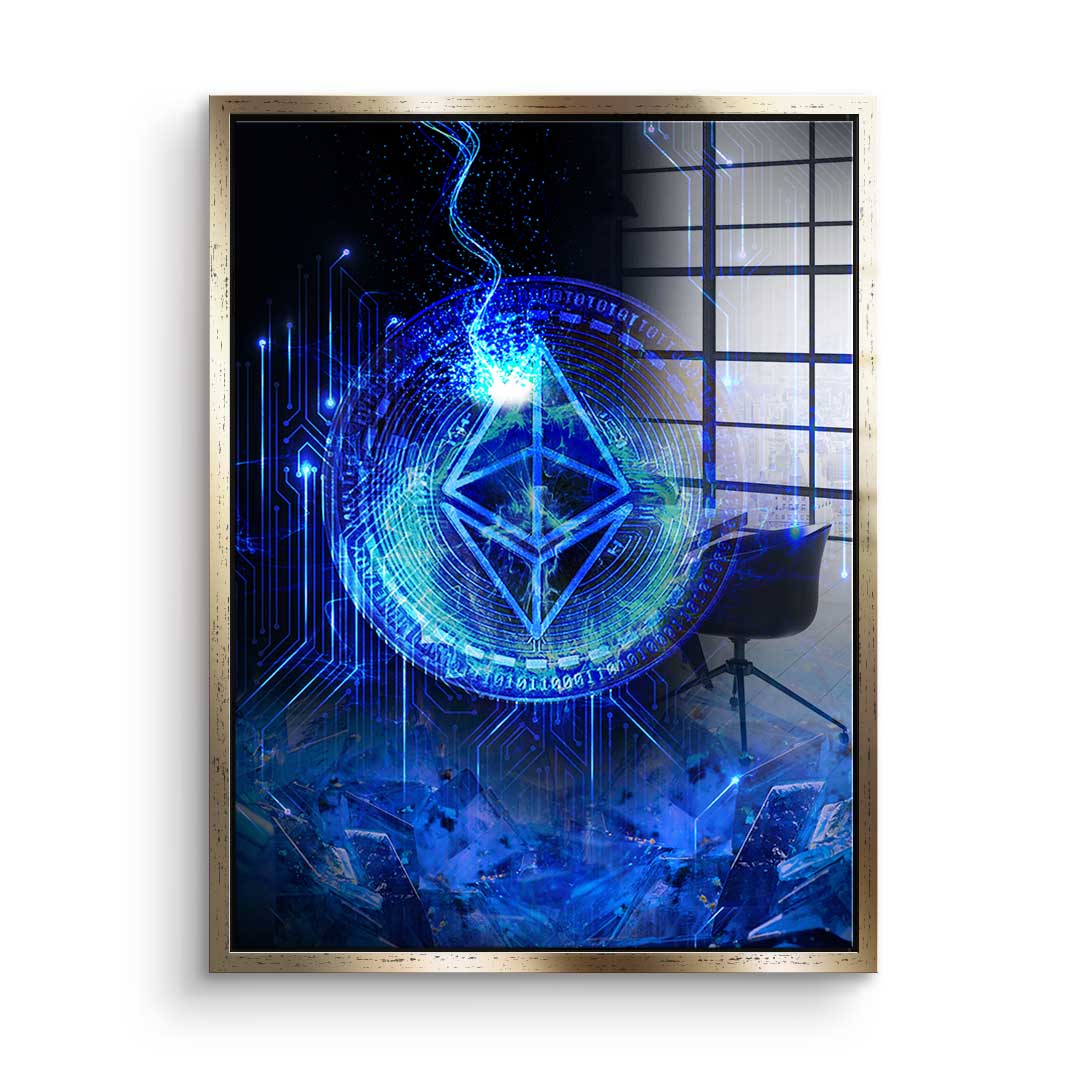 Matrix Ethereum - Acrylglas