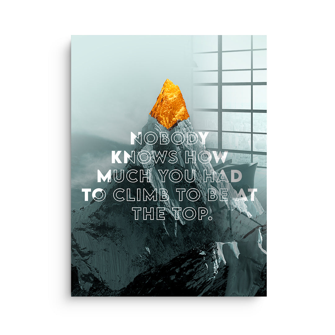 Be at the Top - Acrylglas