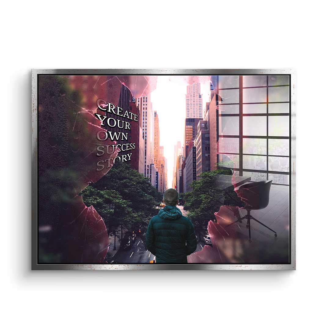 Create Your Own Success Story - Acrylglas