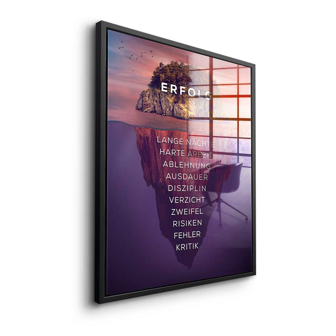 Island of success - acrylic glass