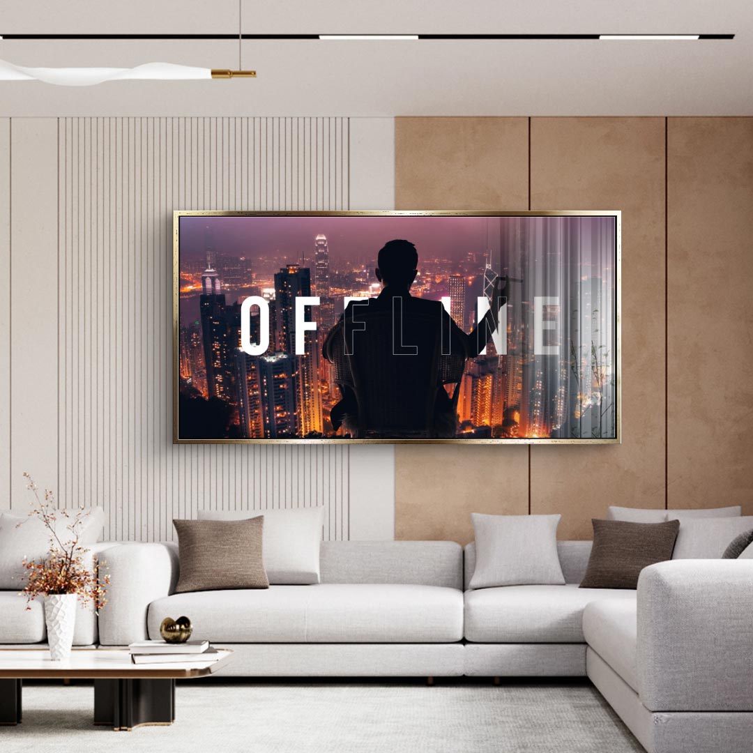 Offline 2.0 - acrylic glass