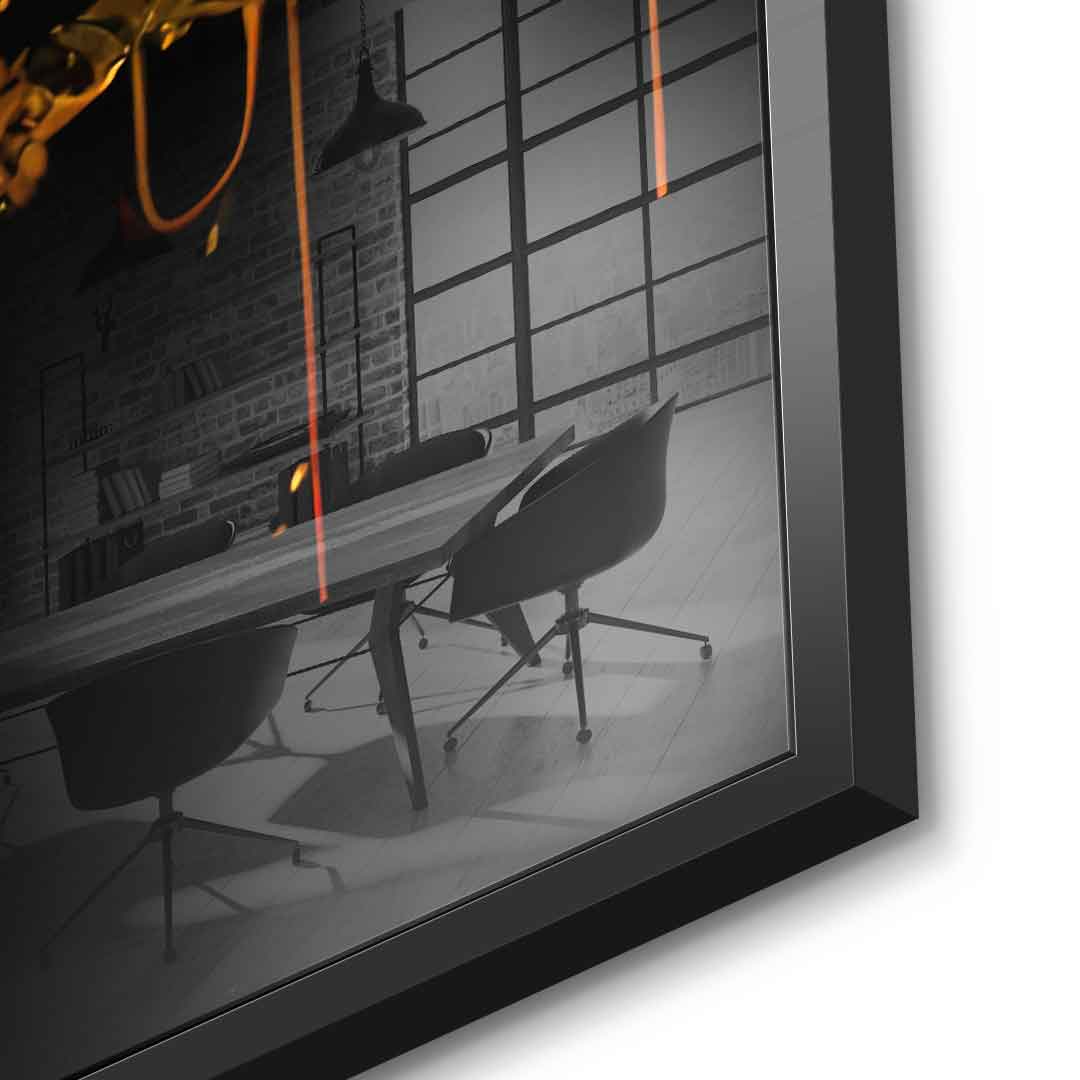 RAW Bitcoin - acrylic glass