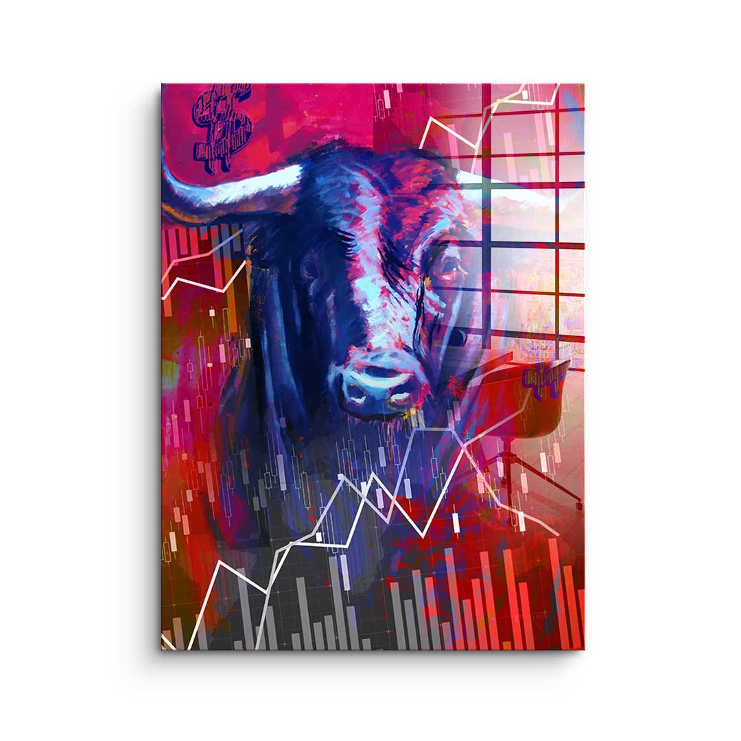 Red power - acrylic glass