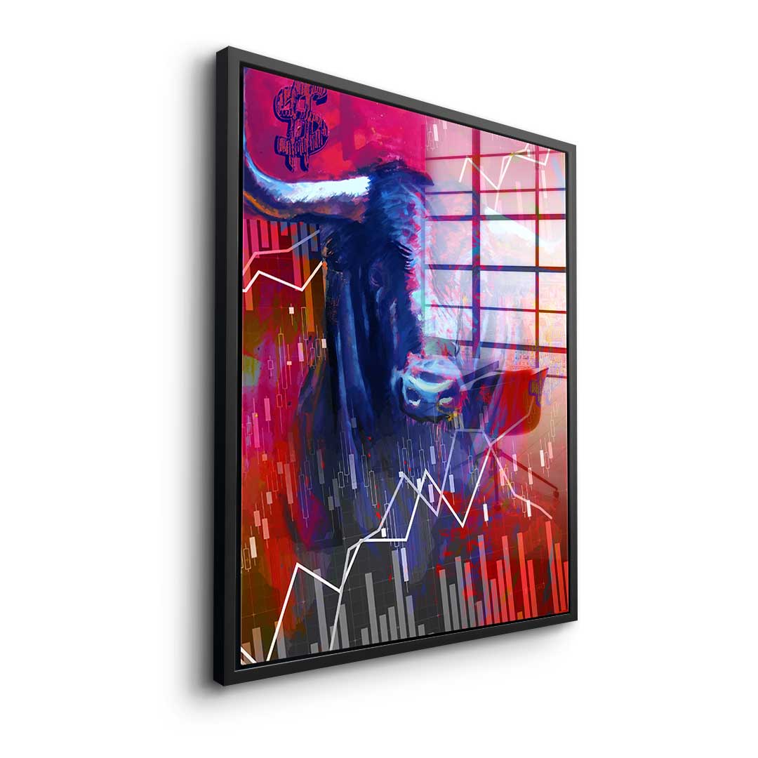 Red power - acrylic glass
