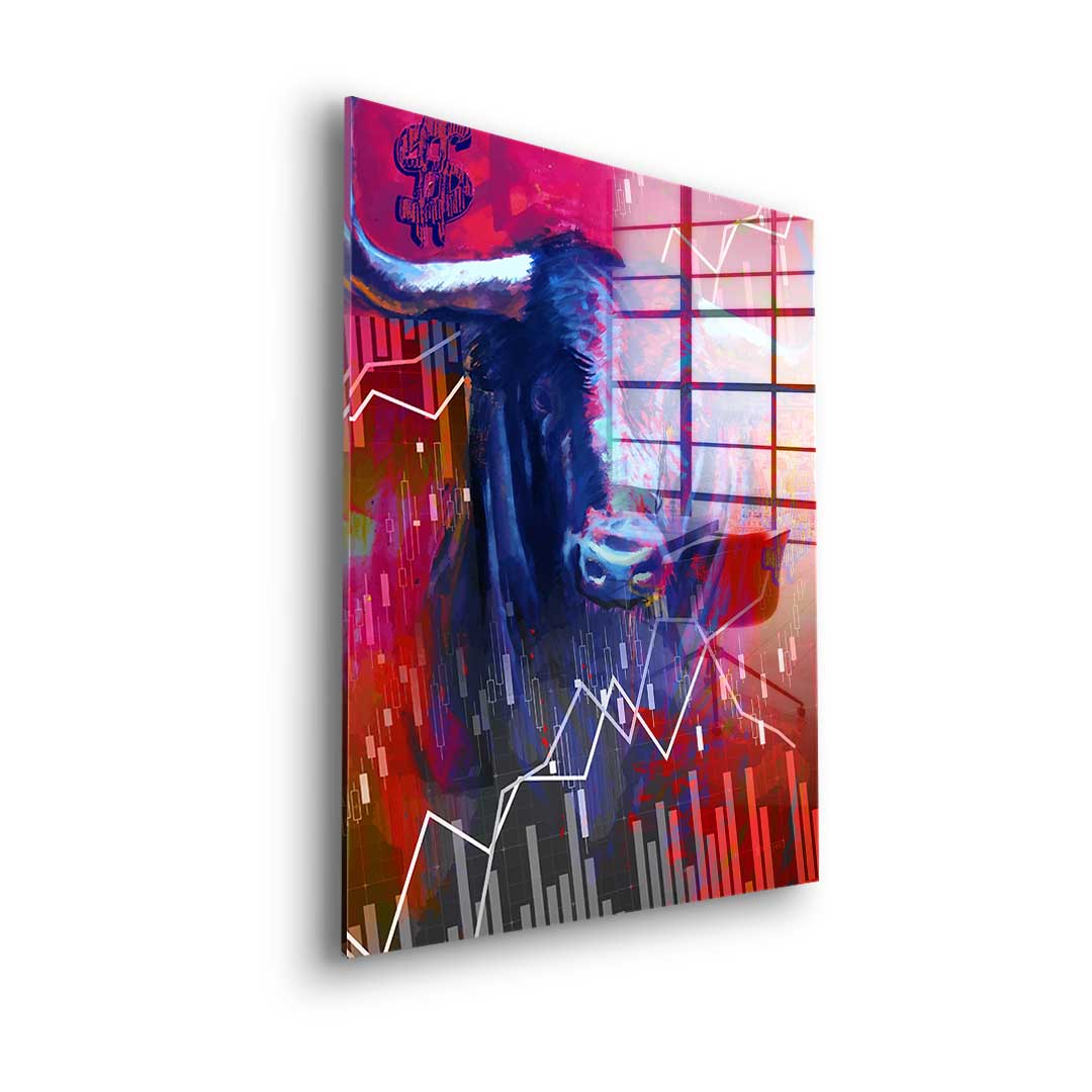 Red power - acrylic glass