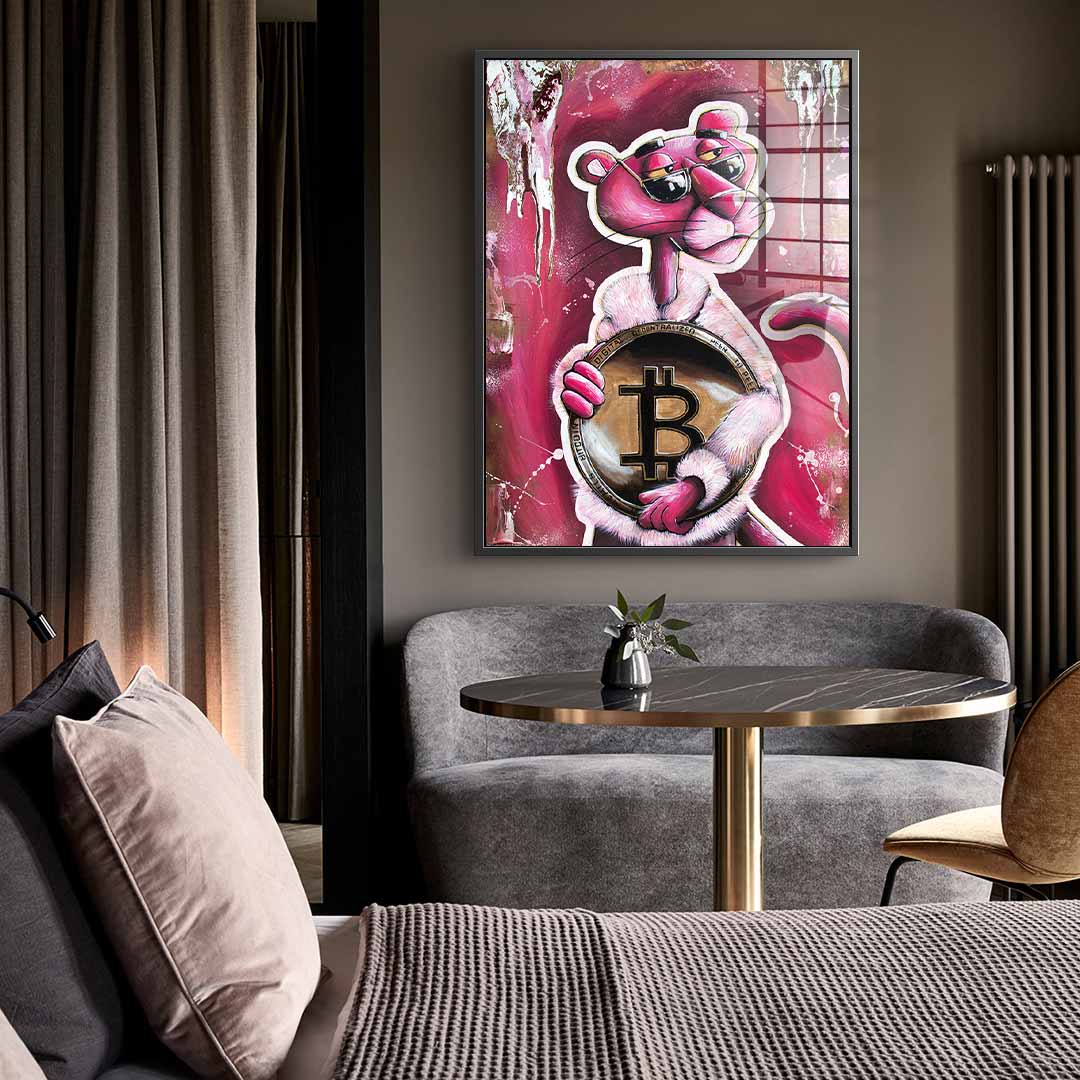 Bitcoin Panther - Acrylglas