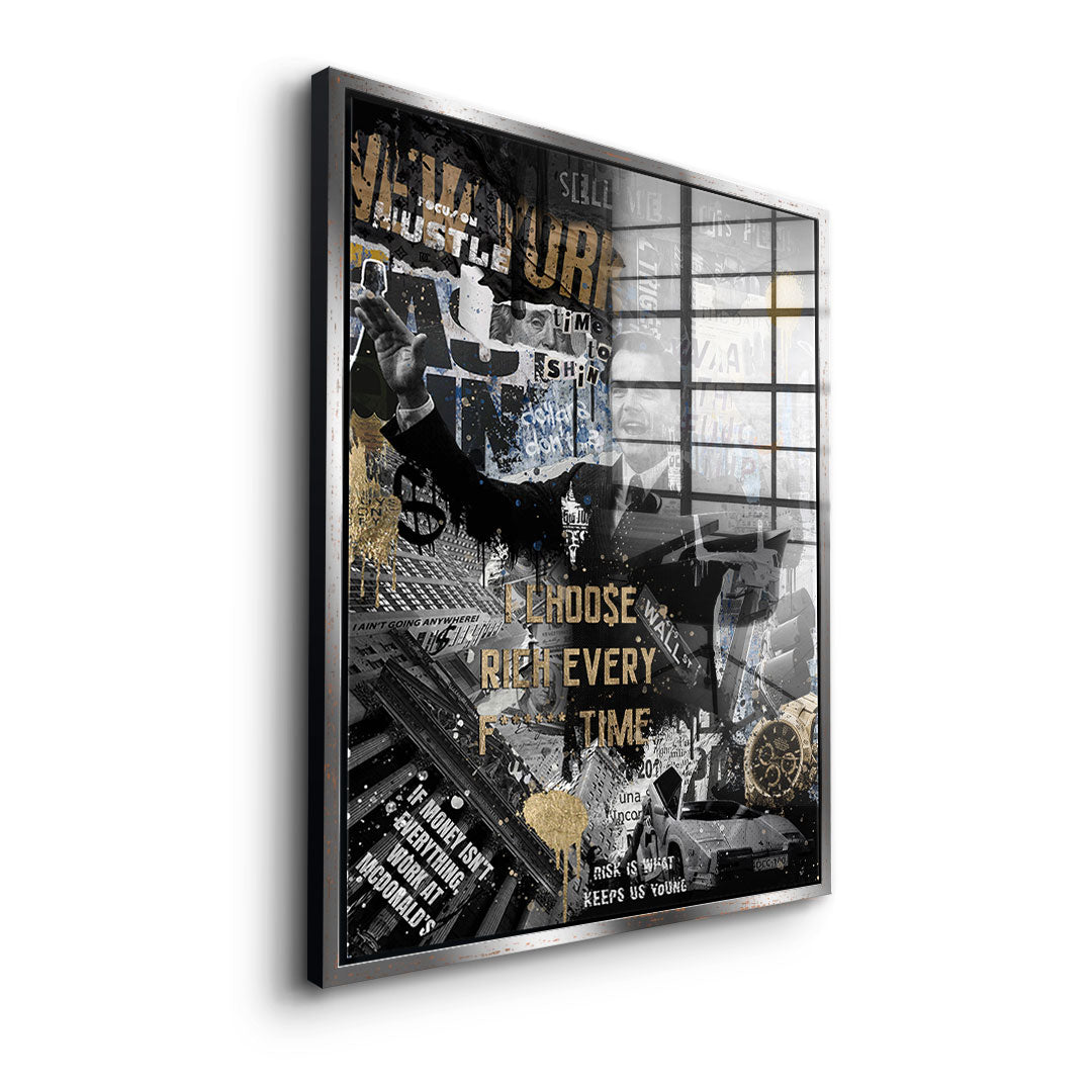 I Choo $ e Rich - acrylic glass
