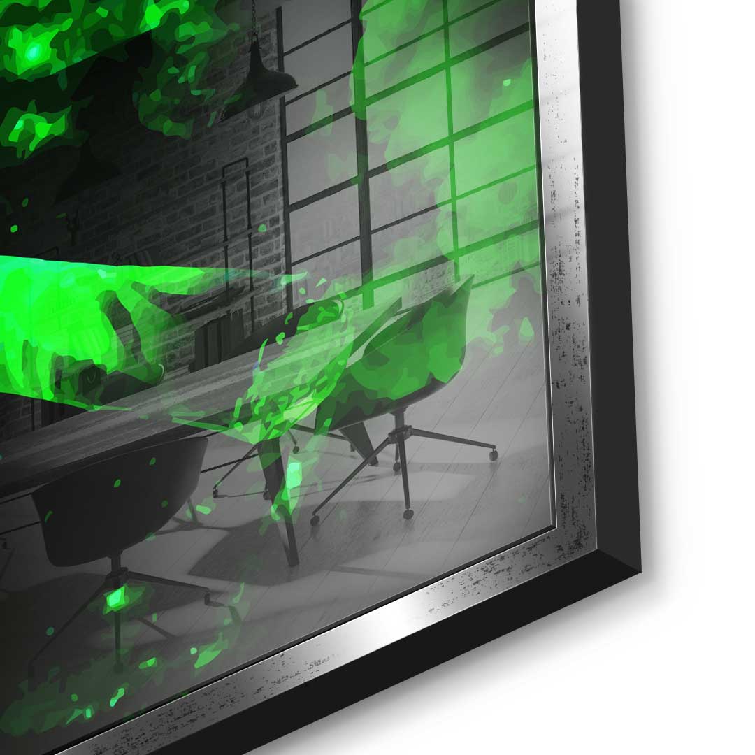 Toxic Green - Acrylglas