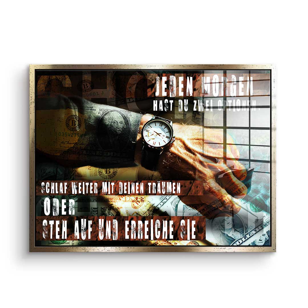You have Two Choices - acrylic glass