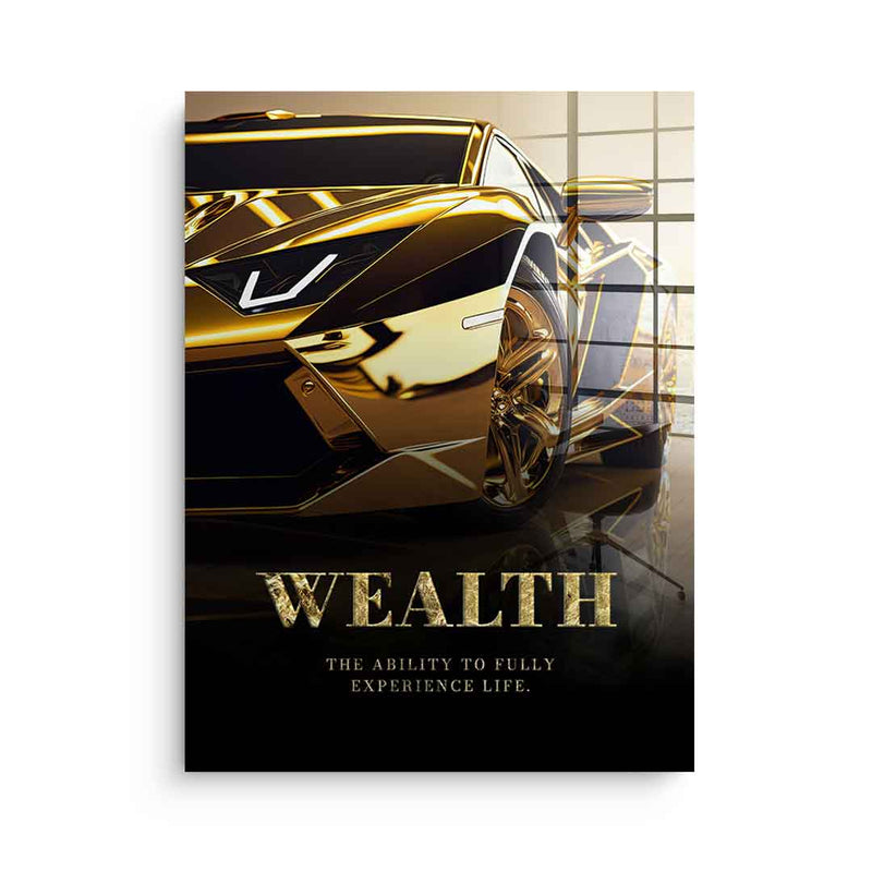 WEALTH - acrylic glass