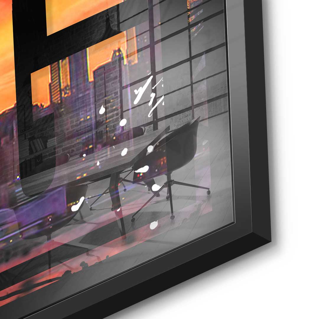 Work hard dream big - acrylic glass