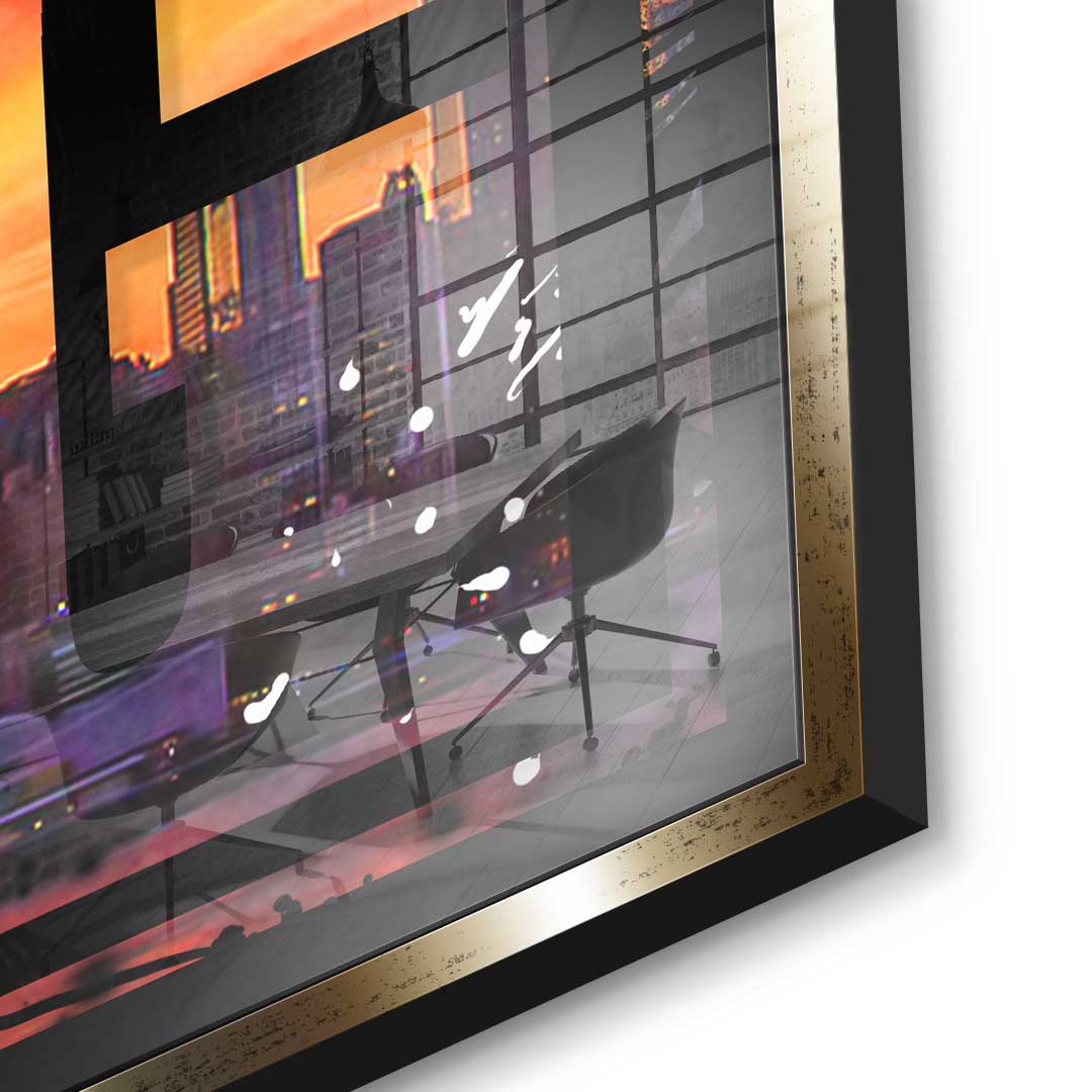 Work hard dream big - acrylic glass