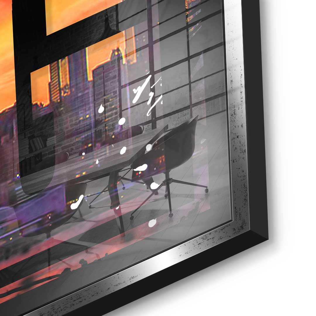 Work hard dream big - acrylic glass
