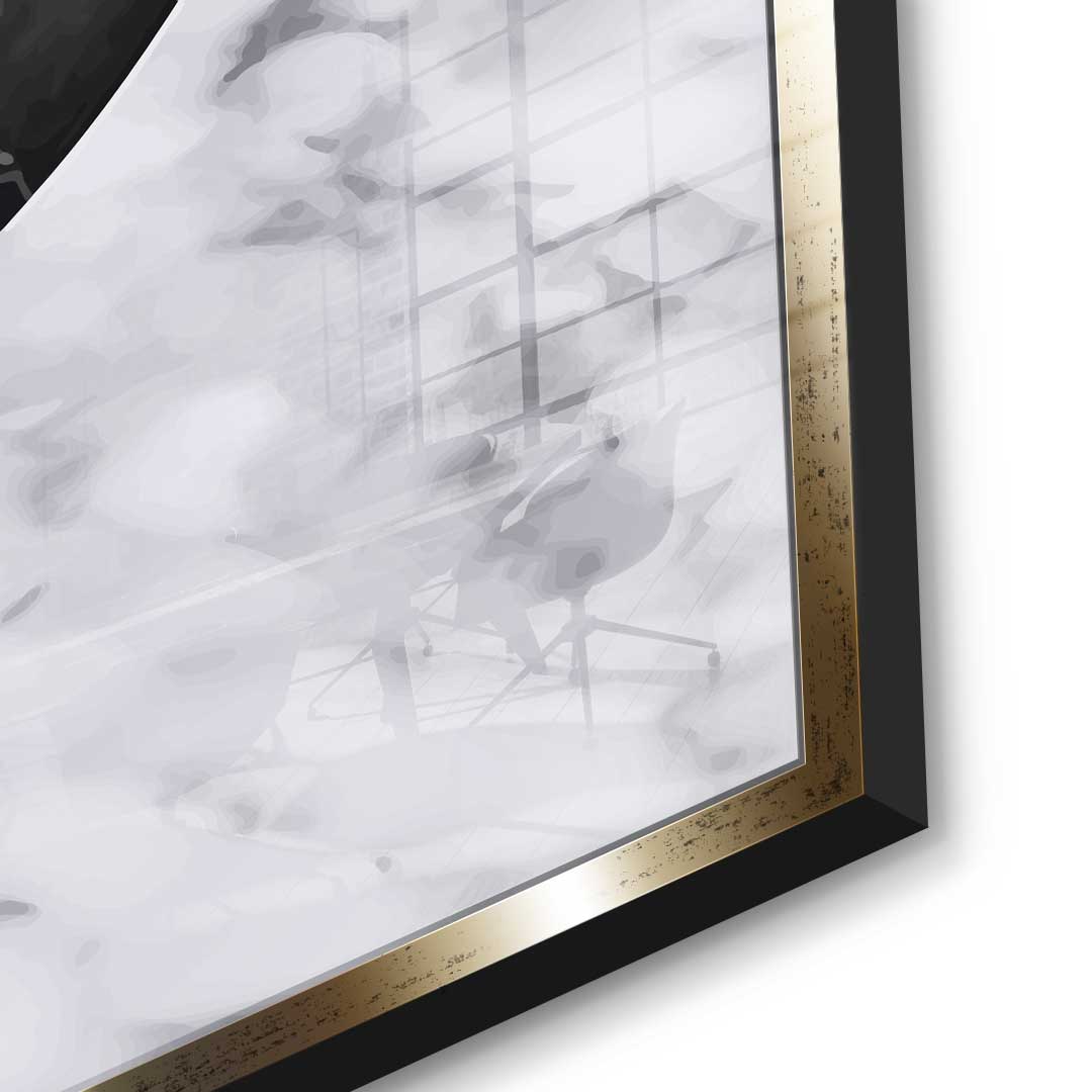 Lips x marble - acrylic glass