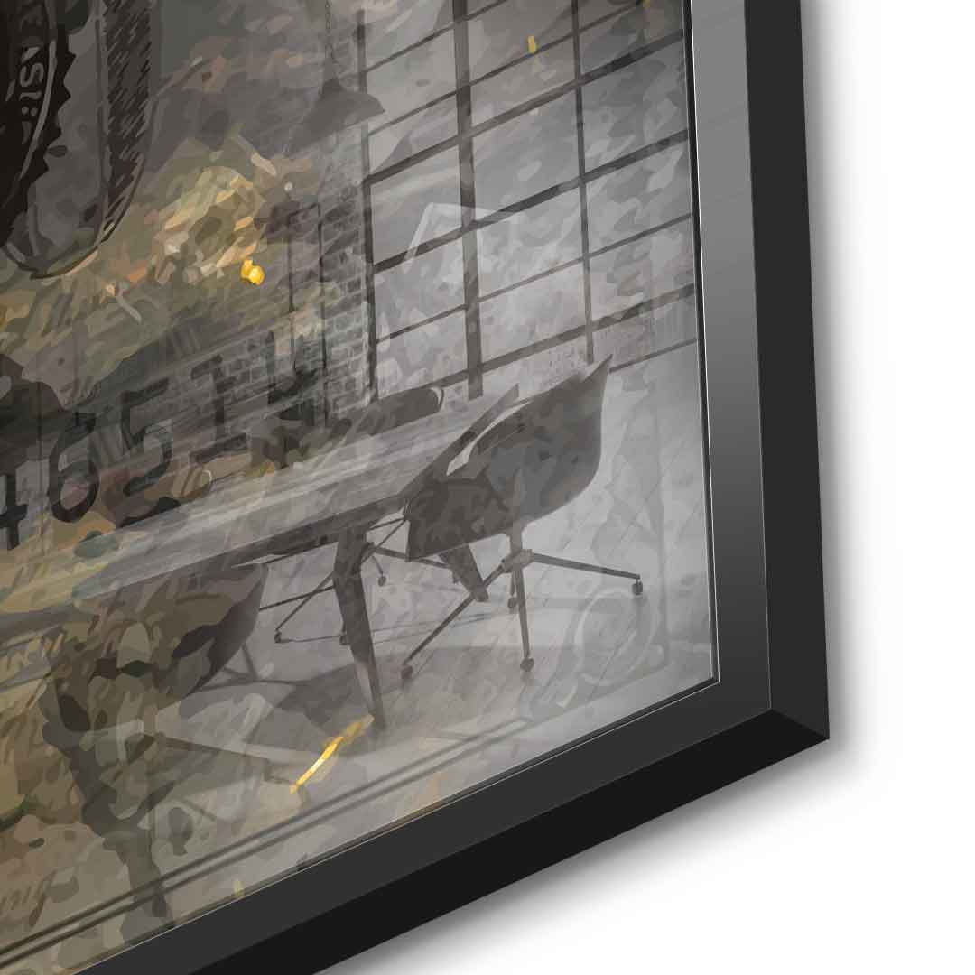 Black Bull - gold leaf