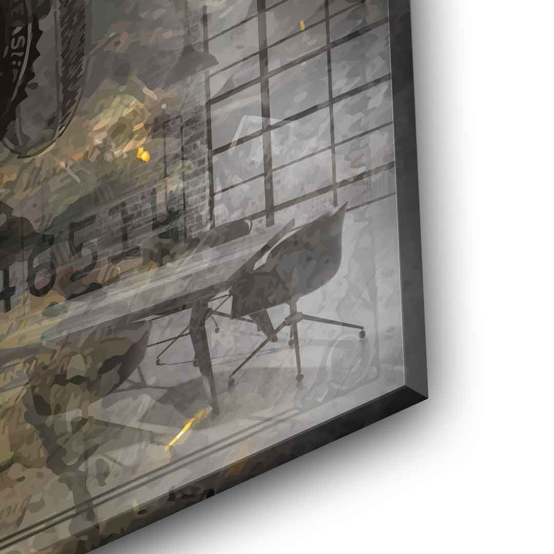 Black Bull - gold leaf