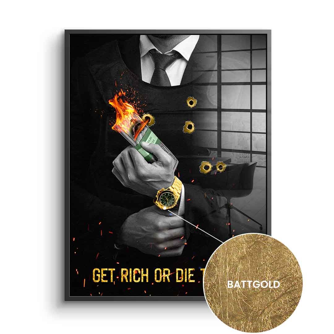 Get Rich - gold leaf