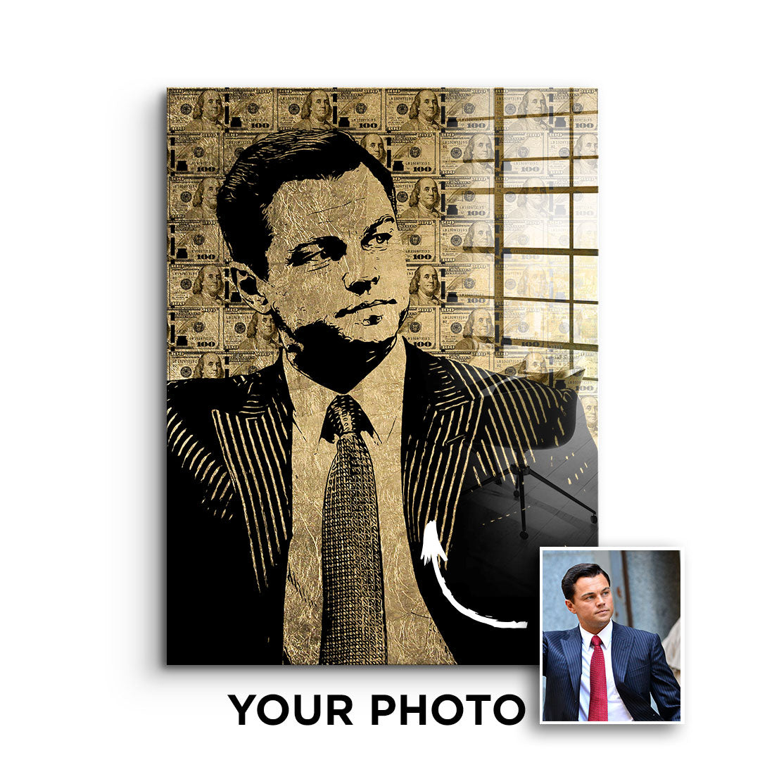 Gold Money Portrait - personalized