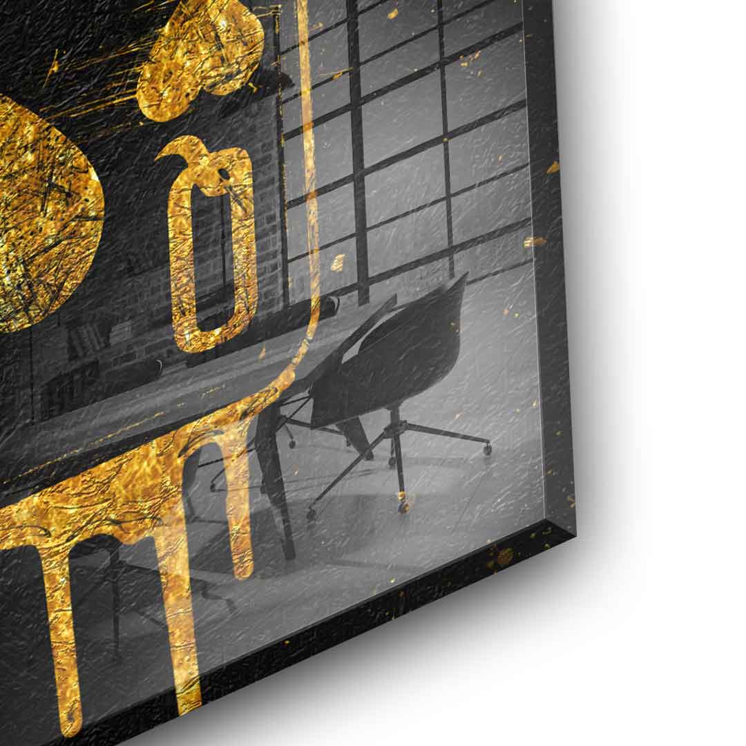Queen Card - gold leaf
