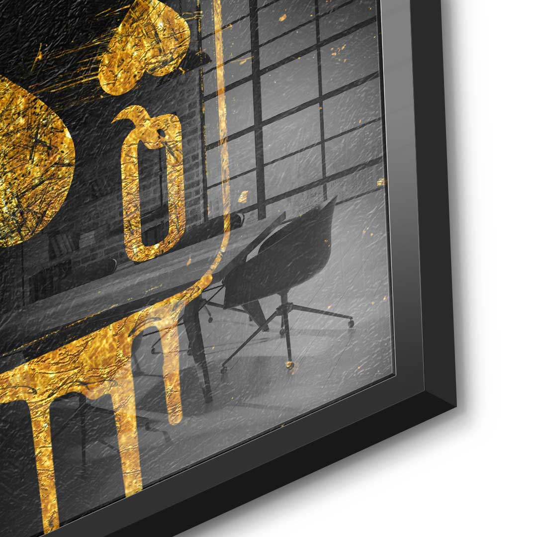 Queen Card - gold leaf