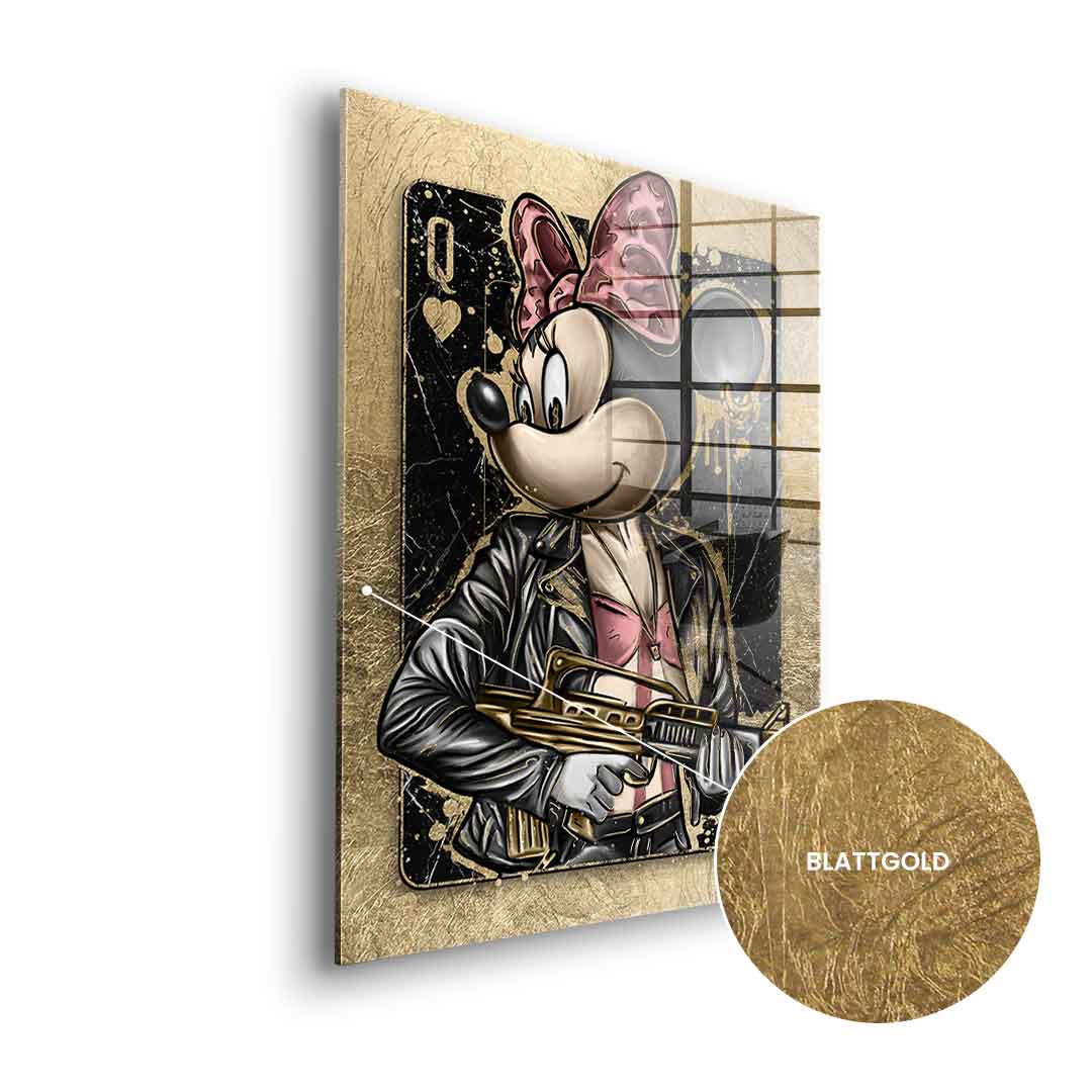 Gangster Queen - gold leaf
