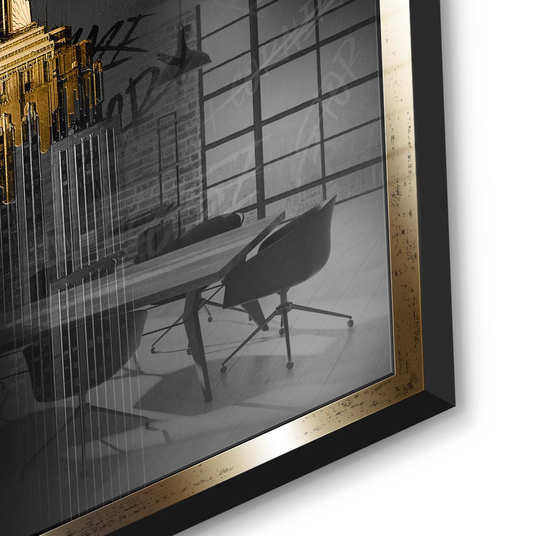 Start Small Think Big - gold leaf