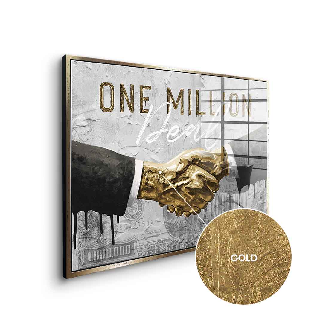 One Million Deal - gold leaf
