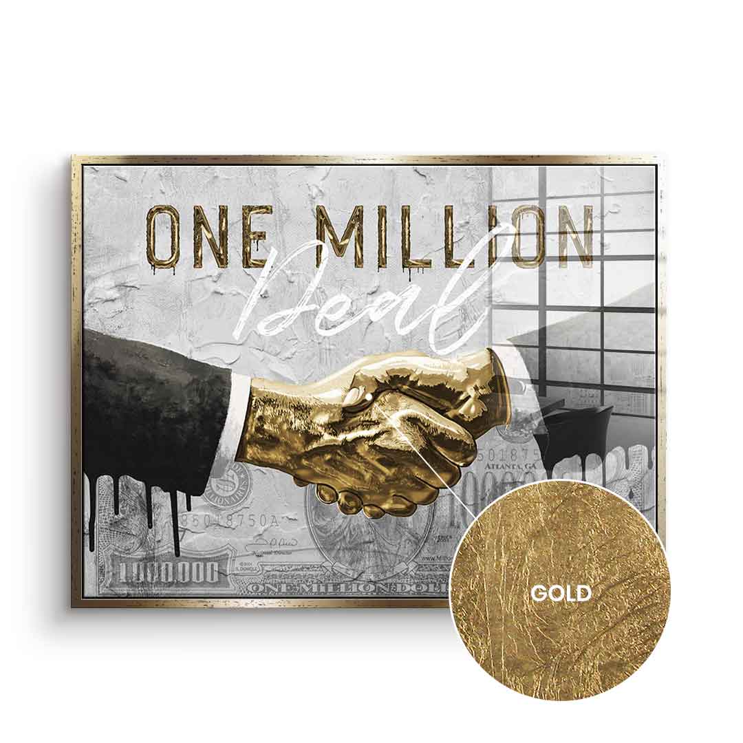 One Million Deal - gold leaf