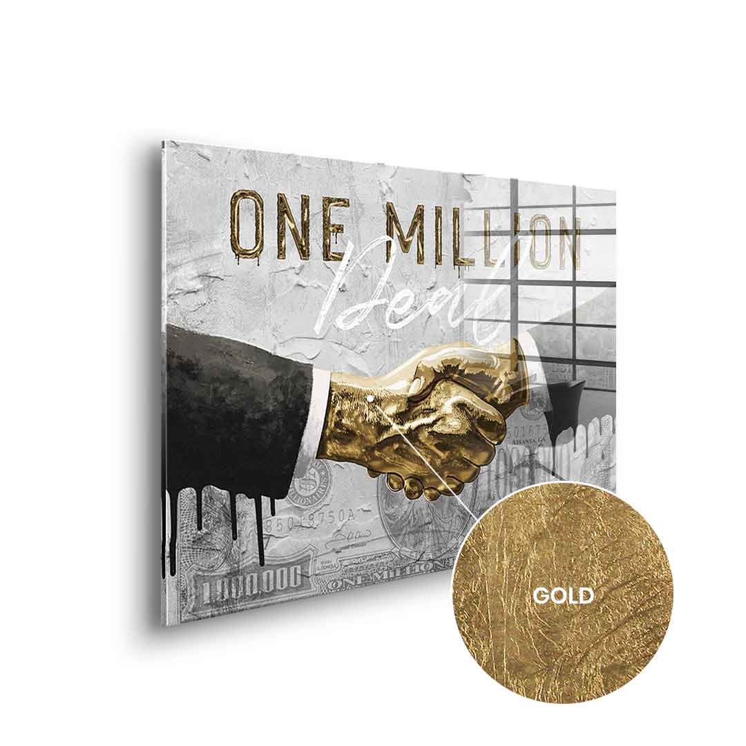 One Million Deal - gold leaf