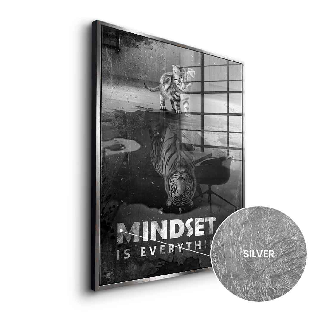 Mindset is everything #tiger - leaf silver