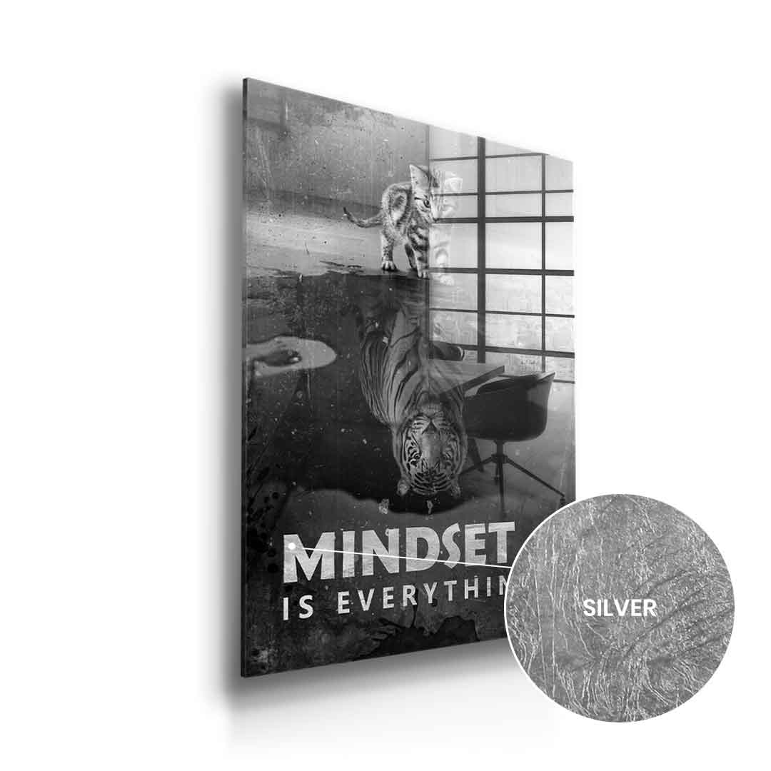 Mindset is everything #tiger - leaf silver