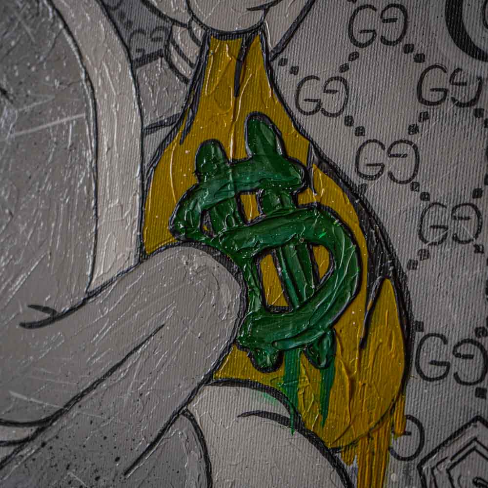 Fast Bunny | Gemälde