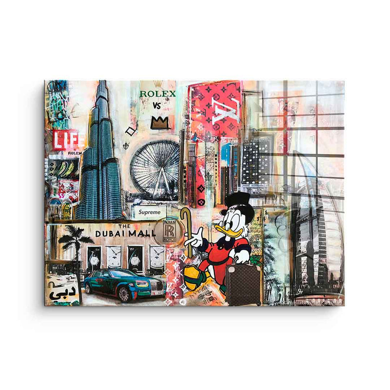Dagobert in Dubai - Acrylglas