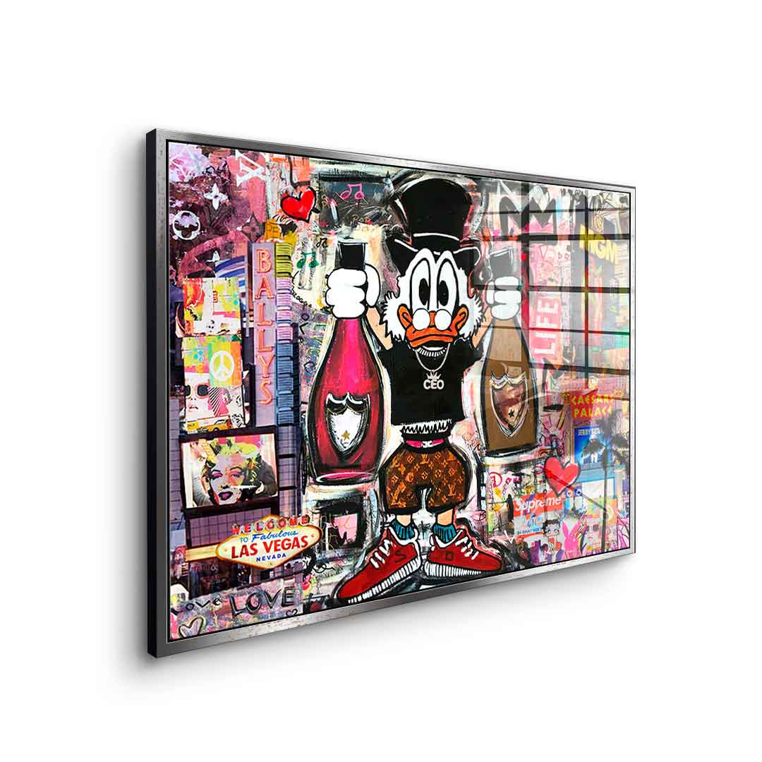 Dagobert in Las Vegas - Acrylglas
