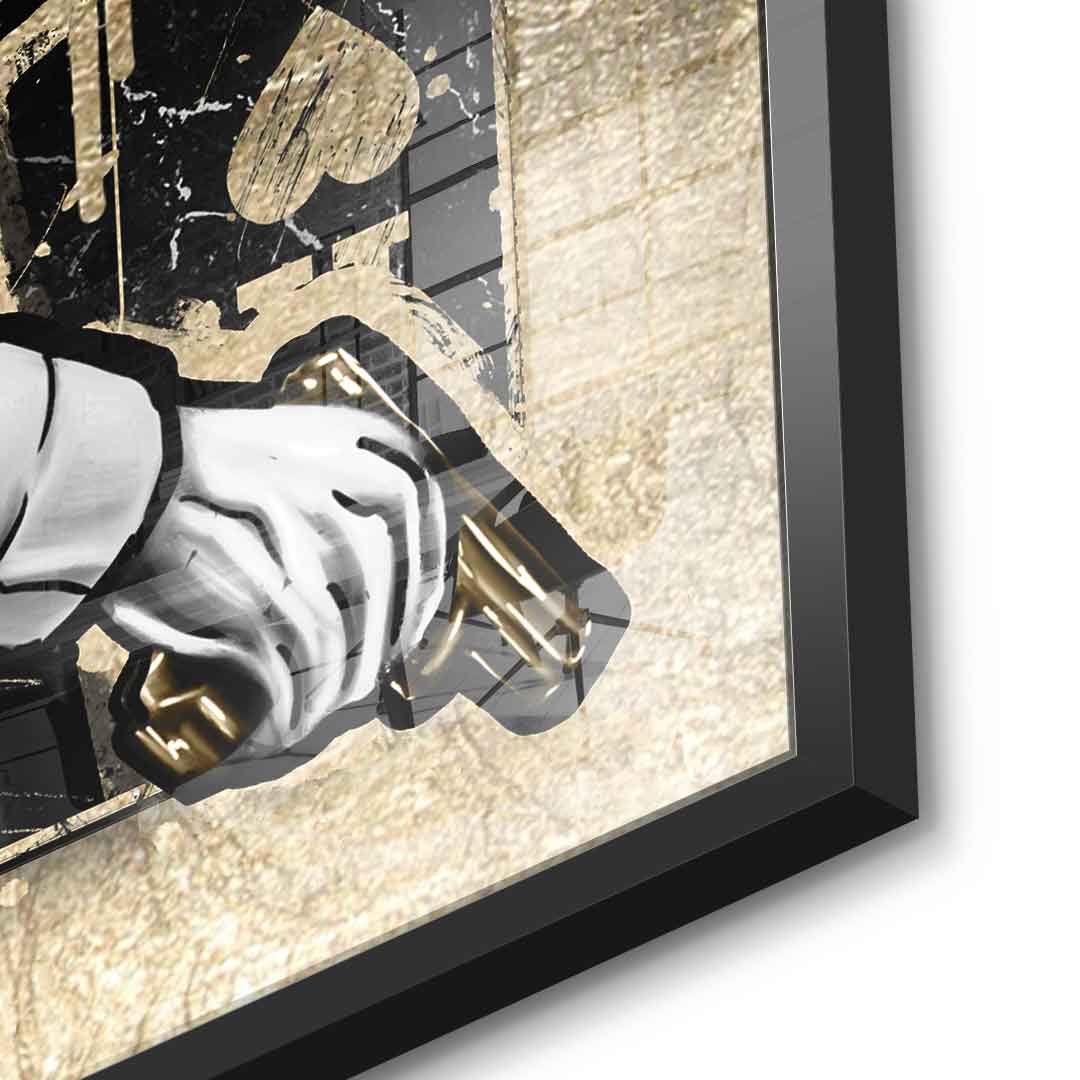 Gangster King - gold leaf