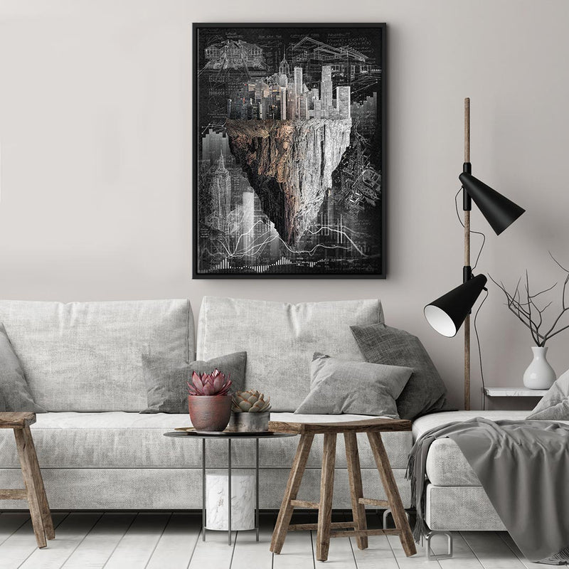Immobilien Grundstück wandbild dekoration real estate Planning