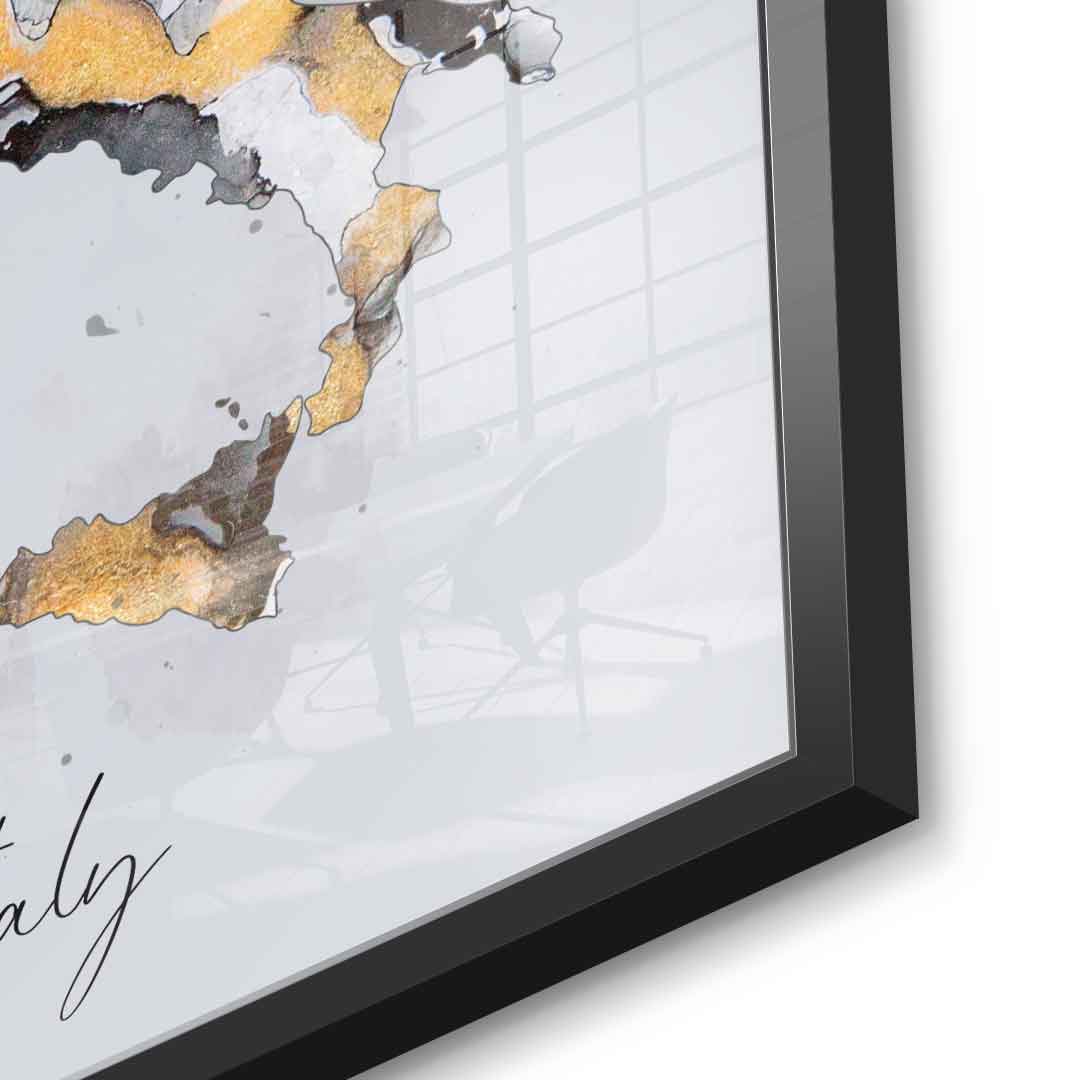 Abstract country - Italy - acrylic glass